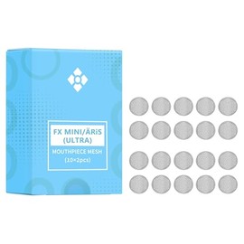WOLKENKRAFT WOLKENKRAFT FX Mini (Ultra) | ?RiS (Ultra) Mouthpiece Strainers | Set of 10 x 2 Pieces | High Quality Original Accessories for WOLKENKRAFT FX Mini (Ultra) and ?RiS (Ultra) Vaporizers *no Nicotine*