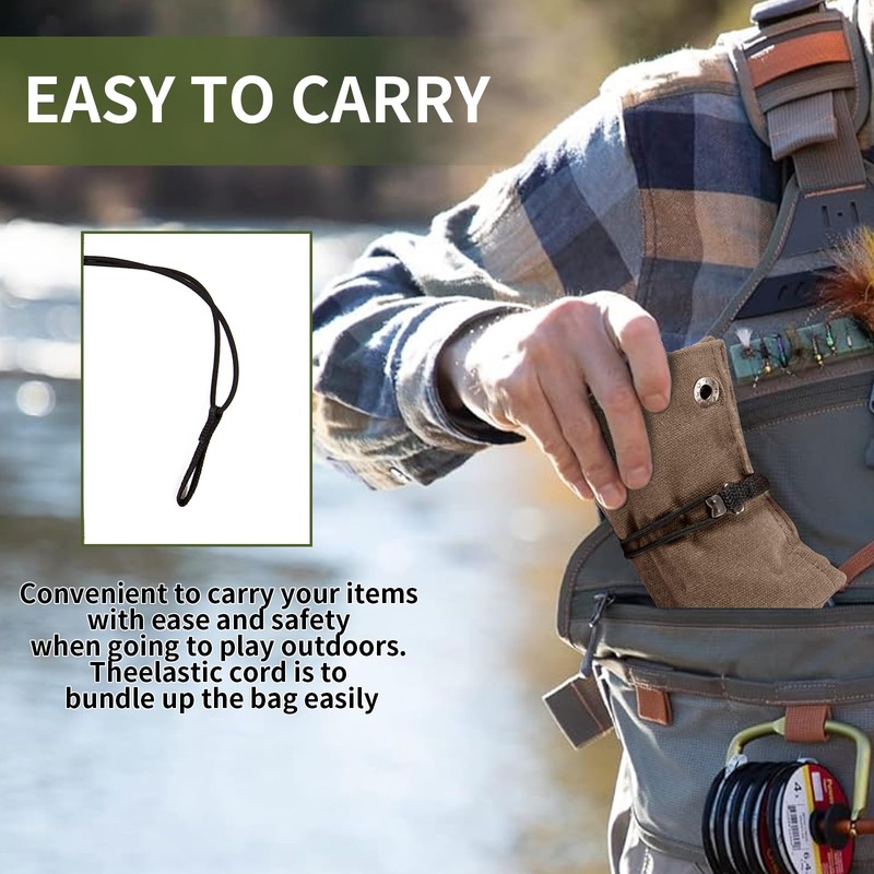 Baizoy Pocket Knife Display Bag,6 Slots with Pocket Knives, Folding