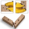APlus 45 Degree Mitre Glue Cutter Router Bit Woodworking Cutter