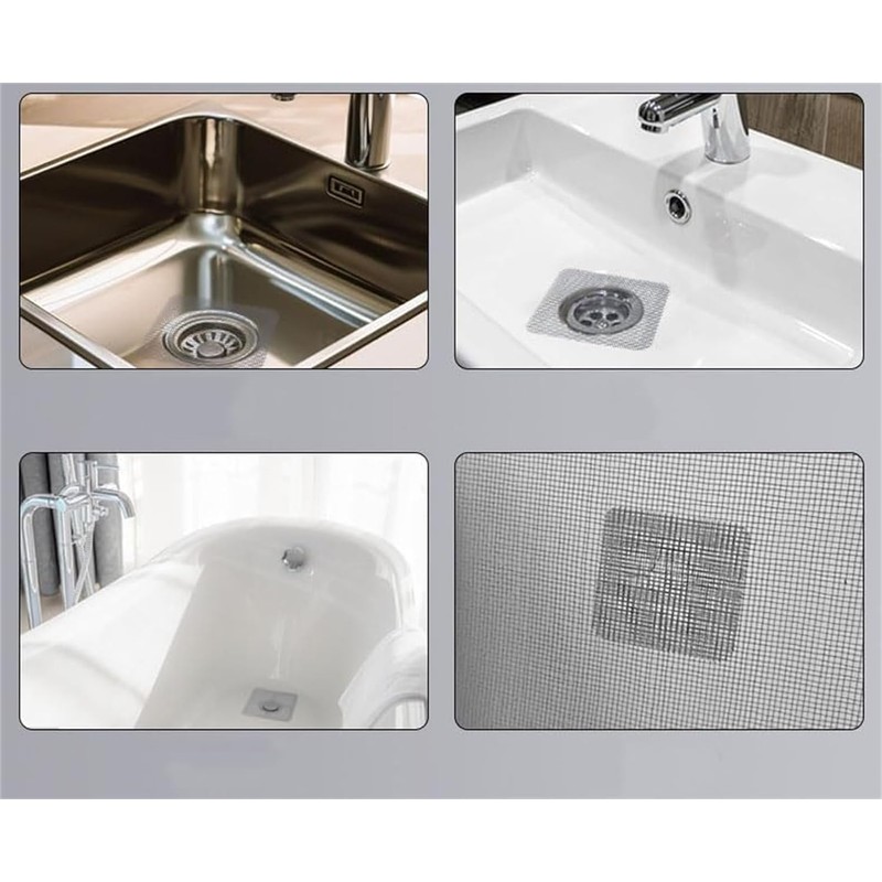 Pack of 30 Disposable Stickers Drain Protector Drain Filter Drain