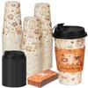 50 Pack 16oz Coffee Cups with Lids & Sleeves, Baby