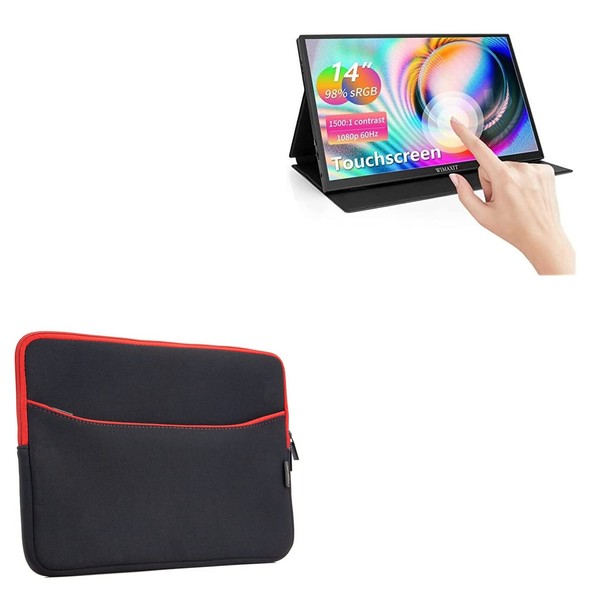 BoxWave Case Compatible with EVICIV Portable Monitor EV-MDS-123B02-US-1 (12.3 in)