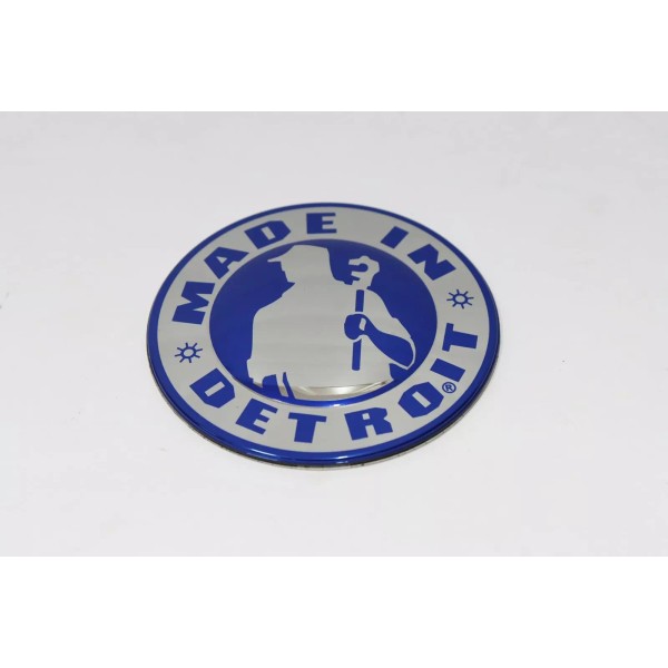 Made In Detroit 3 inch auto emblem