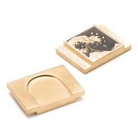 Kanagawa Wave Pattern Camera Hot Shoe Cover Shutter Button for Sony A1 A7C A7CR A7CII A7R A7M2 A7M3 A6700 A6600 A6500 A6400 A6300 (Copper Alloy-Set)