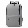 Men's Business Bag Set USB High Capacity Laptop Backpack Double