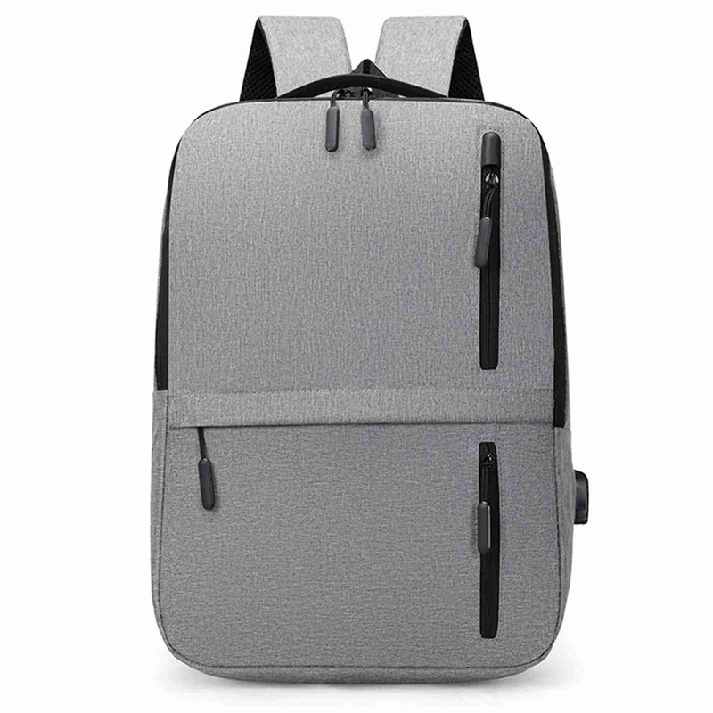 Men's Business Bag Set USB High Capacity Laptop Backpack Double