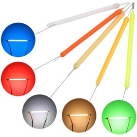Juroicessry 10pcs Red Edison Bulb LED Filament Lamp Parts DC3V DC16V LED Chip Incandescent Light Accessories Diode LED Bulbs for Repair LED Bulb Tubt