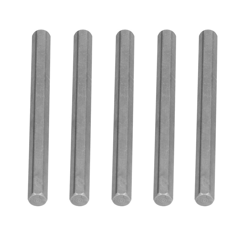 5Pcs Long Rod Nut Hex Coupling Straight Bar Stainless Steel