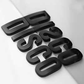 Metal Land Rover car Emblem,Auto Emblem,3D Discovery Decoration Metal car Sticker- Rear car Tail Decoration Sticker (Black)