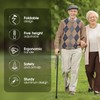 Folding Cane, Walking Poles with Adjustable Height, Canes for Men,