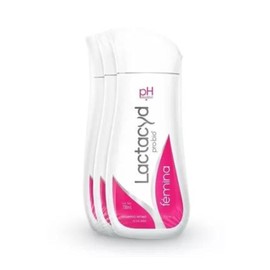Lactacyd Shampoo Íntimo Fémina 3 Pack De 200 ml