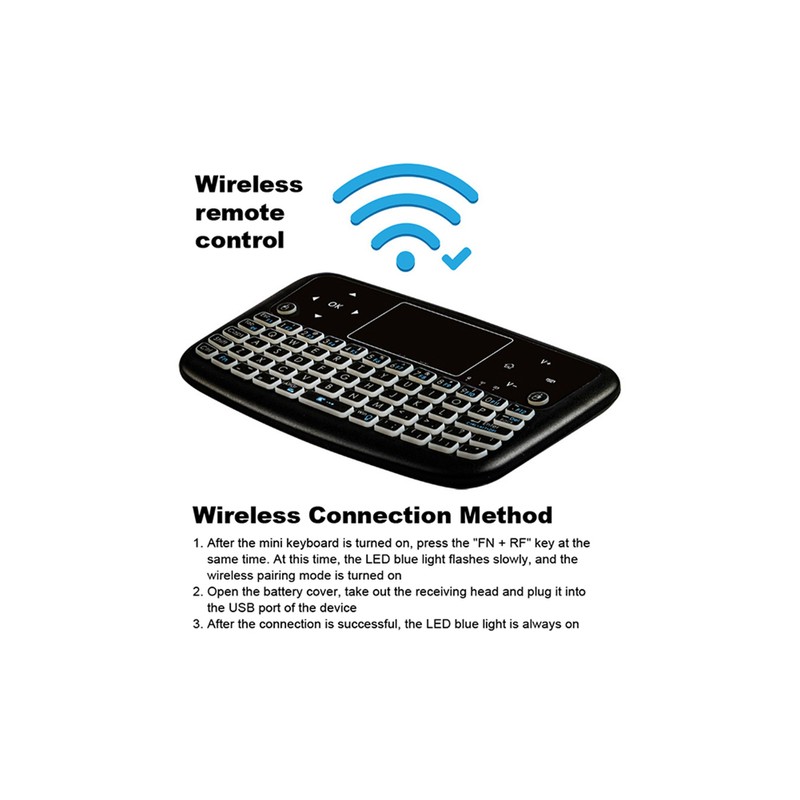 A36 Mini Wireless Keyboard Remote Control Mouse Touchpad Keyboard for