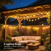 KepStars Outdoor String Lights Solar Powered Waterproof, 50ft 20 LED