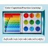 Magnetic Fraction Educational Puzzle Fraction Tiles and Circles, Equip Magnetic