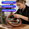 14.5-15 Inch Steering Wheel Cover Non-Slip Leather, Pink