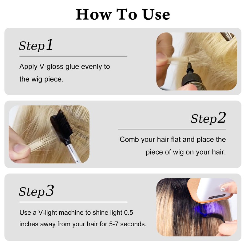 V Light Hair Extensions Kit Mini V Light Hair Extension