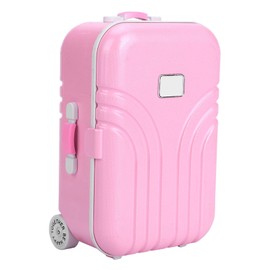 JTLB Baby Suitcase Toy Cute Plastic Rolling Suitcase Mini Luggage Box ()