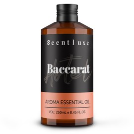 Hotel Scents Baccarat 8.45 Fl Oz (250ml), Home Luxury Aroma & Hotel Fragrance Diffuser Oil- Hotel Diffuser Oil for Aromatherapy- Bigger Bottle, Bolder Aroma & Longer Lasting