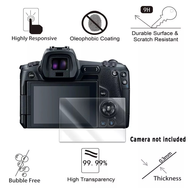 For Canon Easy to Install Front Protective Durable Screen Protector