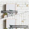 Vamos Tile Long Hexagon Peel and Stick Backsplash Tile -