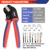YMYP Open Barrel Terminal Wire Crimping Tool with 590PCS JST-SM