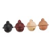 Hohopeti 4pcs Mini Bells Small Decorative Bells for Crafts for