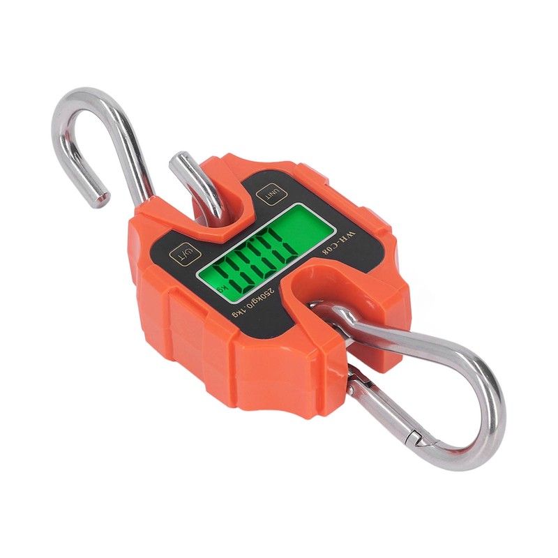 Mini Digital Crane Scale 250kg Range Portable Detachable LCD Display