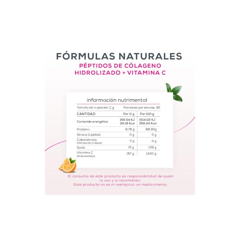 Milu Colágeno Hidrolizado Vitamina Sobres Individuales 11g 1caja Suplemento Alimenticio
