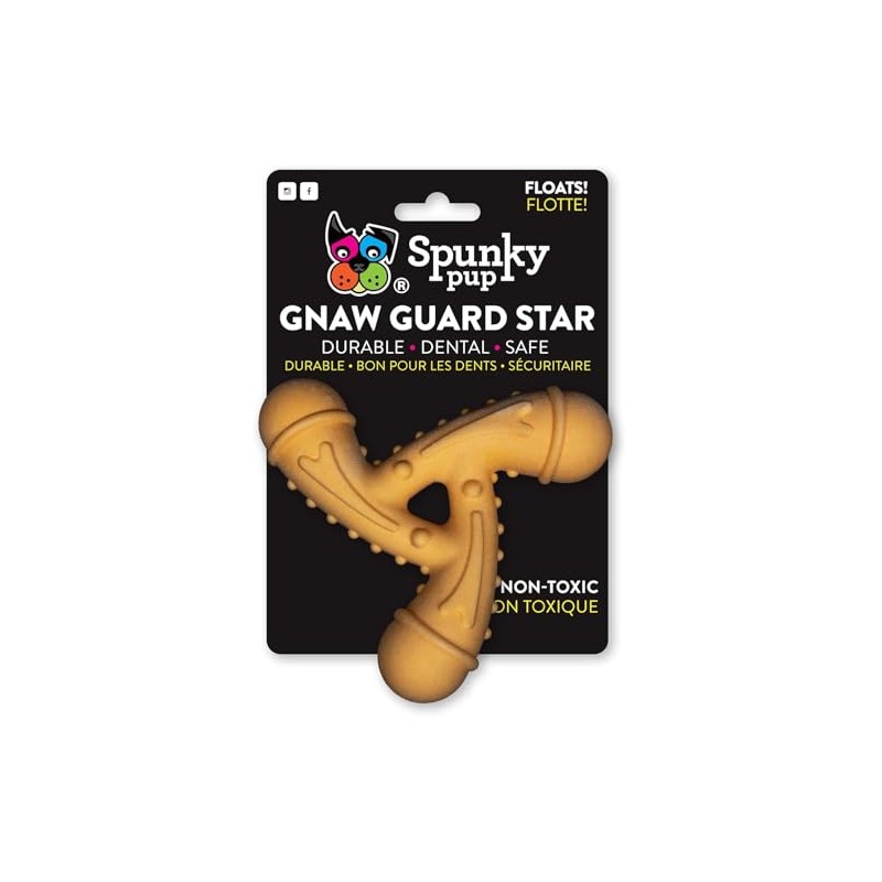 Spunky pup Gnaw Guard Star Dog Toy Dental Texture for