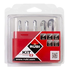Rubi Tools - Juego de 5 ruedas TS-Max, imán TR, cortador de azulejos de imán de velocidad (1/4 pulgadas 6 mm, 5/16 pulgadas 8 mm, 13/32 pulgadas 10 mm, 3/4 pulgadas 18 mm, 7/8 pulgadas 22 mm), 01969