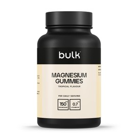Bulk Magnesium Fruit Gummies, 150 mg, Tropical, Bone and Energy Support, 60 Fruit Gummies