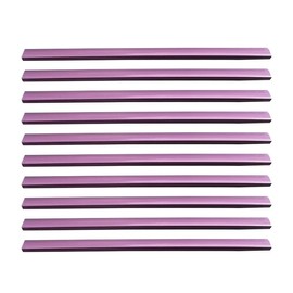 10PCS A4 Slide Binders Purple Binding Bars Slide Grip,Plastic Spine Bars Sliding Binders for File Report Project Presentation Office Document Supplies 30.5 * 1.5CM