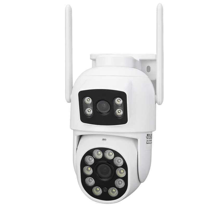 Dual Lens Security Camera 360° Pan Tilt Wireless Surveillance Camera