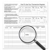 16 Pack Checkbook Register, Check Registers for Personal Checkbook, 6"