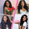 BINF Human Hair Lace Front Wigs Loose Deep Wave Lace