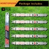 MORETOPGOOD Double-Sided Reciprocating Saw Blade,9 Inch Wood Pruning Japanese Teeth