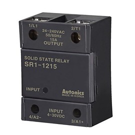 Autonics SR1-1225 SSR, Heatsink Separated, Single Phase, Input 4-30VDC, Load 24-240VAC, 25A, Zero Cross