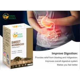 Herbs Botanica Sweet Wormwood Herb Tea Loose Leaf Artemisia Annua/Qinghao Sweet Annie Wormwood Loose Leaves Herbs Non GMO Dried 100% Guaranteed Authentic4 oz