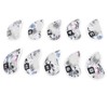 10pcs Golf Iron Covers Skull Pattern PU Scratch Proof Club