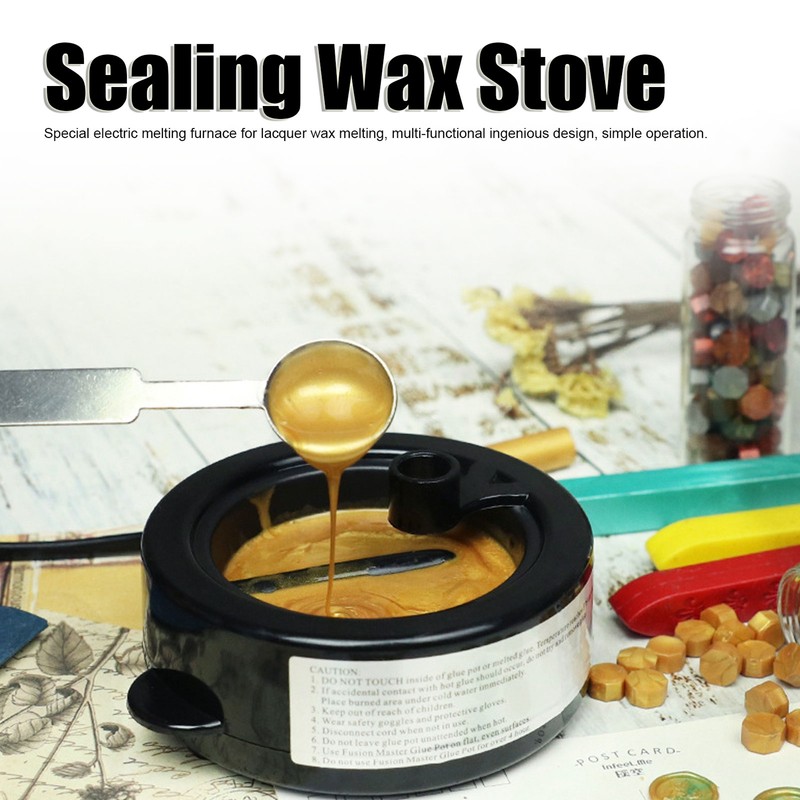 Sealing Wax Melting Furnace 50ml Lacquer Sealing Stamp Electric Heating