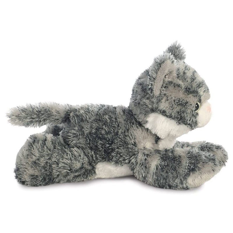 Aurora, 31713, Mini Flopsies Lily The Grey Tabby, 8In, Soft