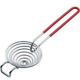 CAMKYDE Separador de Huevos de Acero Inoxidable Grado Alimenticio Herramienta de Separación de Clara y Yema de Huevo (Rojo)