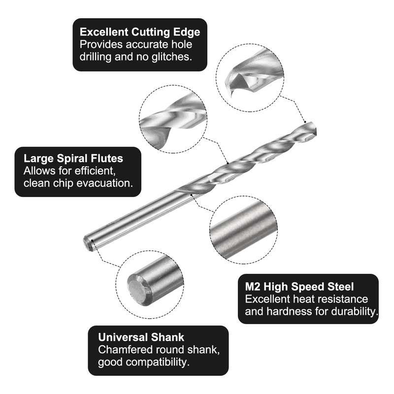 sourcing map Tap & Drill Bit Set, 1pcs 5/16-18 UNC
