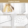 yeesport 8 PCS Cabinet Door Organizer Bins, Clear Plastic Wall