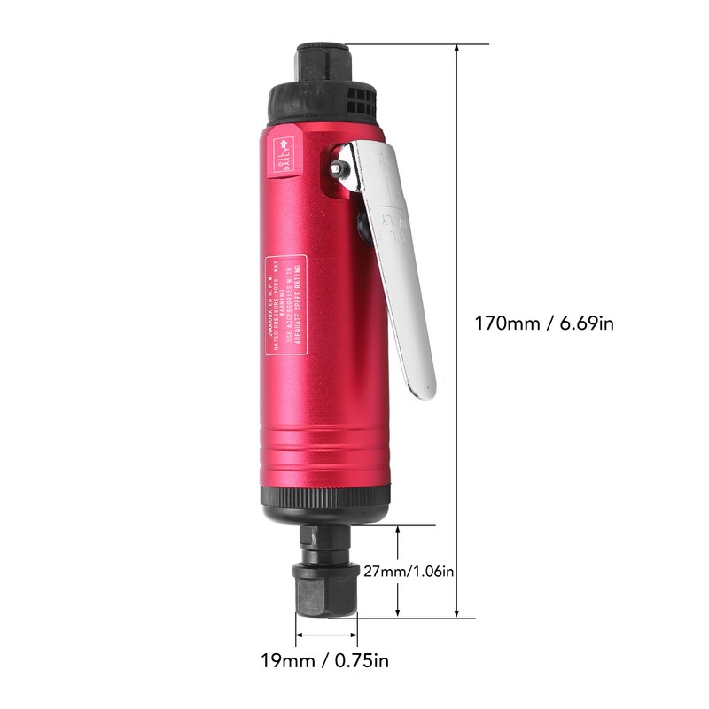 Air Die Grinder 20000RPM Mini Compact Short Strong Polishing Tool