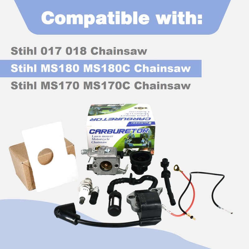 Carburetor Fits For STIHL Chainsaw 017 018 MS170 MS180 Carb