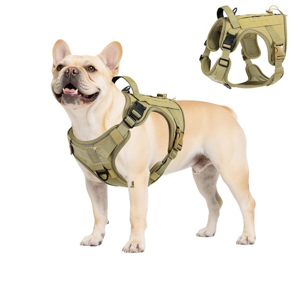 VavoPaw Tactical Dog Harness, Easy Control & No Pull Dog