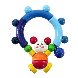 Hess Wooden Baby Toy Figurine Chain Clip On Frog