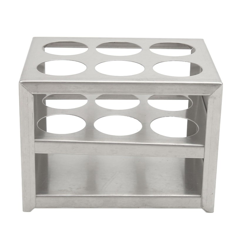 Denash Centrifuge Tube Rack, High Stability Metal Test Tube Rack