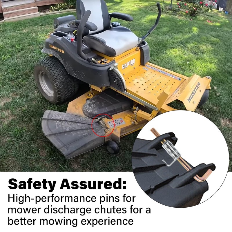 Ameri Mower Pin & Spring 604346 604331 for Hustler Mower